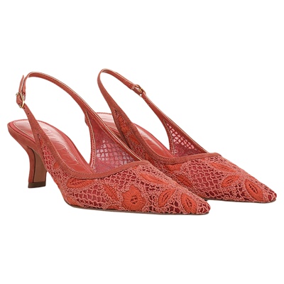 SAMEDELMAN山姆爱德曼26新款网纱蕾丝婚鞋尖头高跟鞋BIANKASLMSH