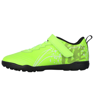 李宁足球鞋新款儿童小学生正品魔术贴碎钉TF免系鞋带男女童训练鞋