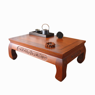 榆木榻榻米茶几日式地台阳台飘窗桌炕桌喝茶矮桌小桌子实木学习桌