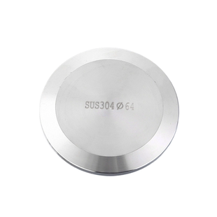 快装盲板不锈钢304/316L材质卫生级卡箍式卡盘堵片管道闷板配件