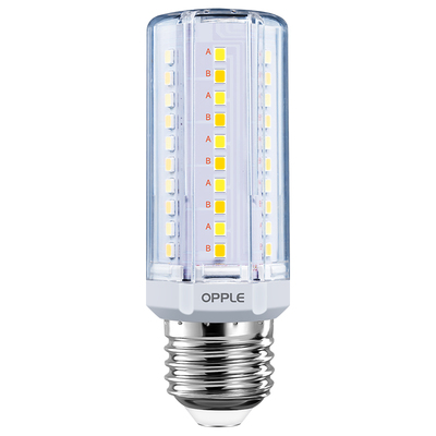 欧普照明玉米灯led灯泡家用客厅水晶吊灯e27e14螺口高亮节能变色