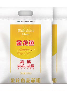 金龙鱼高筋麦芯小麦粉5kg×2袋