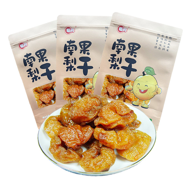 南果梨干鞍山特产南国梨坨子真空袋装果脯梨干新鲜水果制作