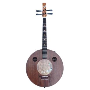 中式国风吉他侧孔琴仿唐阮中阮拿奢西凤超轻弹拨乐器正品厂家包邮