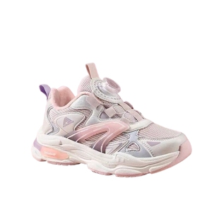 卡途童鞋冬款男女童旋转扣网面加绒保暖运动鞋校园儿童轻快跑步鞋