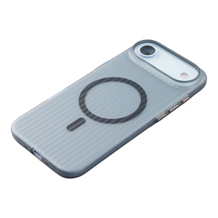 [行李箱]适用iPhone17透明手机壳酷安酷品promax磁吸AI按键包裹苹果新款Air金属按键专用PC瓦楞光栅保护套