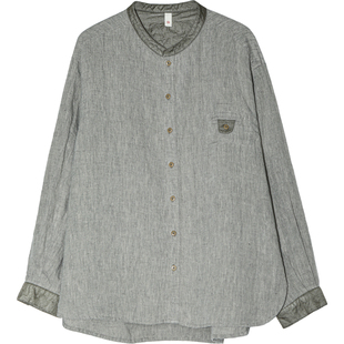 古石后原创长袖衬衫女款2026新款春装汉麻薄款防晒外套休闲上衣