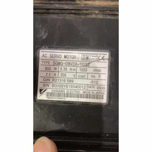 询价-安川AC伺服电机SGMG-09V2A-YG33，件，