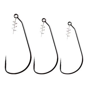 Cast&Catch七成路亚重型宽门软虫钩曲柄钩带弹簧锁路亚软饵鱼钩