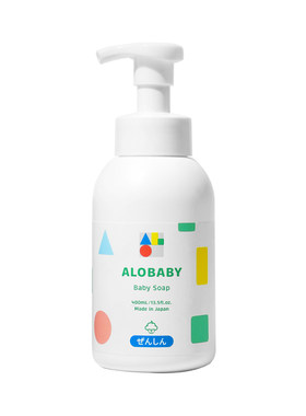 alobaby安诺宝氨基酸有机温0刺激宝宝婴儿沐浴露洗护二合一400ml