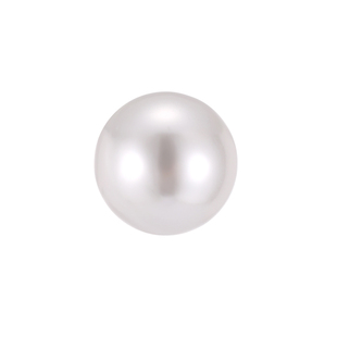 S999纯银大珍珠耳环耳钉女戴妃款澳白珍珠12mm施家珍珠14mm大点位