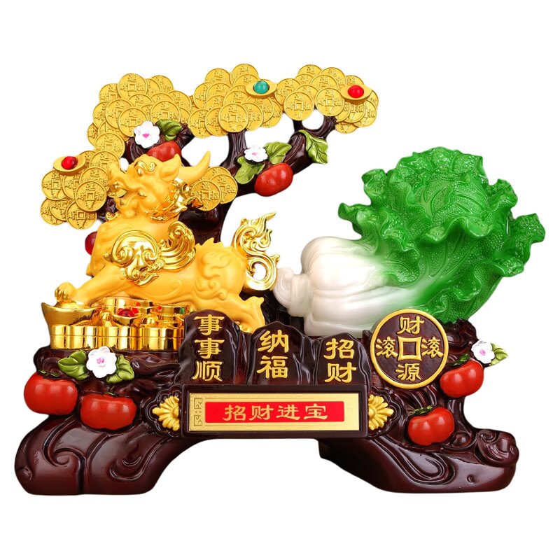 貔貅招财白菜旺宅摆件开业大吉