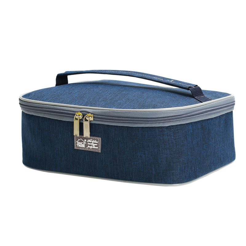 卡通学生饭盒包防水保温袋子便当手提包带饭兜午餐袋帆布手拎小包