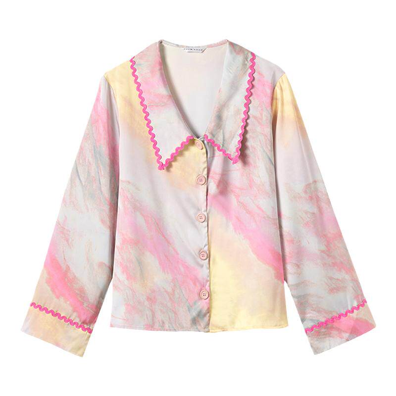 RooMance原创法式扎染睡衣家居服