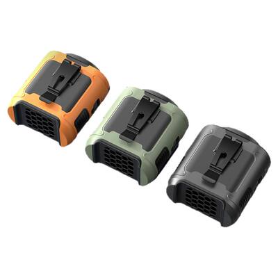 【挂腰风扇】户外高温工作者必备