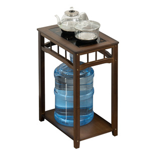 新中式茶桌家用小茶台实木移动茶几泡茶桌烧水壶一体全自动茶水柜