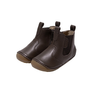 ExtraOne澳洲真皮男女宝宝短靴秋冬防滑软底皮靴加绒保暖童靴#466