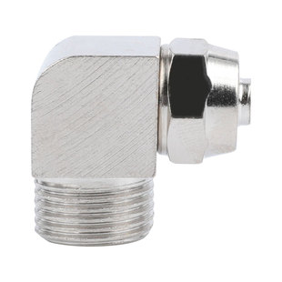 铜镀镍快拧接头弯通锁母尼龙管接头KZL8-02/4-M501/10-03/16-04全