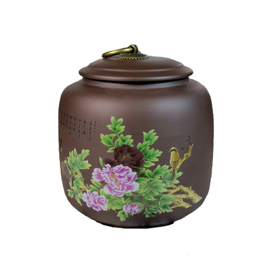 宜兴紫砂半斤装紫砂茶叶罐特价