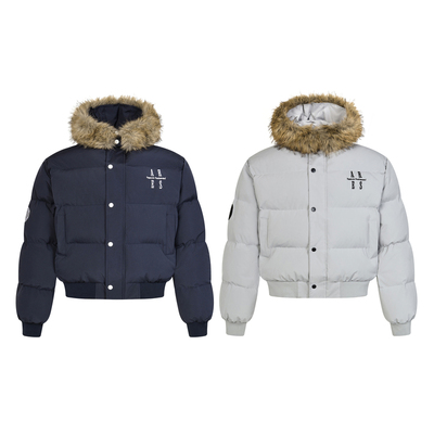 布老哥Blog毛领可拆卸棉服W637