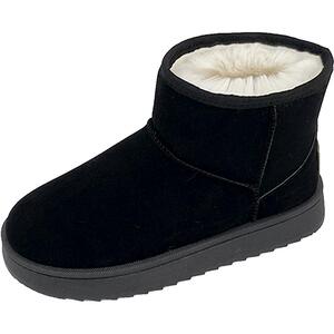 短筒雪地靴女款2024年新款雪地棉鞋冬加绒加厚面包鞋防滑保暖女鞋