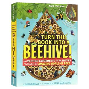 Turn This Book Into a Beehive! 把这本书变成蜂窝 科普百科思维拓展绘本 小学STEM课外阅读 英文原版进口儿童图书
