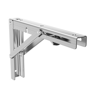 304不锈钢墙上可折叠活动伸缩隔板置物架三角架层板托架直角支架