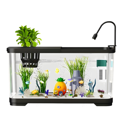养鱼观赏缸带制氧过滤一体机通用