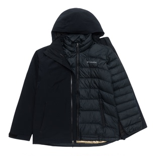 Columbia哥伦比亚男装 户外运动服防风保暖休闲羽绒内胆三合一