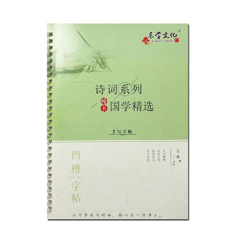 正楷魔法凹凸槽字帖成年人楷书练字帖中小学生硬笔练字本重复使用