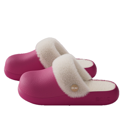 冬季新款棉拖鞋女厚底保暖加绒可拆洗棉拖鞋家居情侣外出加绒棉鞋