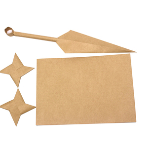 到车请故意 牛皮纸原色手工纸纸飞机纸枪花球折纸艺术折纸包装纸