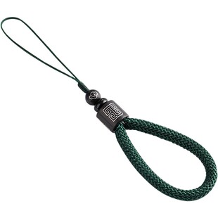 手机链挂绳短款防丢u盘挂件男女情侣手工编织指环扣小挂饰复古风