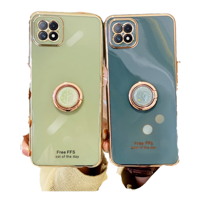 适用三星A22新款防摔保护壳送膜