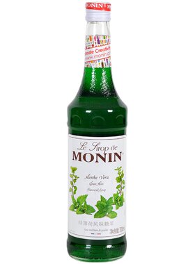 MONIN莫林绿薄荷糖浆700ml商用