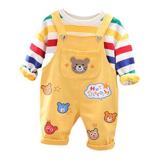 男宝宝秋装1周岁一9七7八8六10十个月婴儿衣服女分体春秋男孩套装