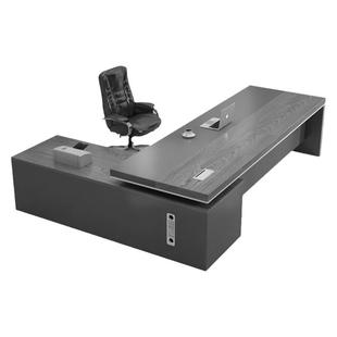 办公桌简约现代办公室桌椅组合经理总裁单人电脑桌子大班台老板桌