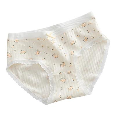 新款日系卡通印花女士纯棉内裤