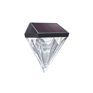 太阳能钻石壁灯户外庭院防水花园布置装饰氛围台阶露台洗墙小夜灯