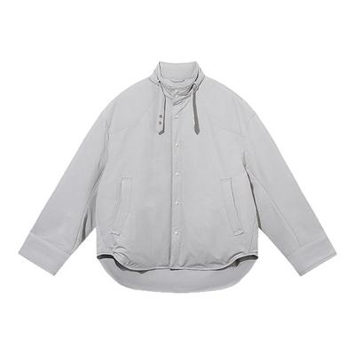 JUPSTUDIO带扣开襟立领羽绒服男