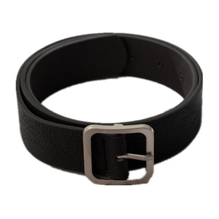 黑色裤腰带女士复古腰带女皮带ins风男装饰针扣男士裤带潮年轻人