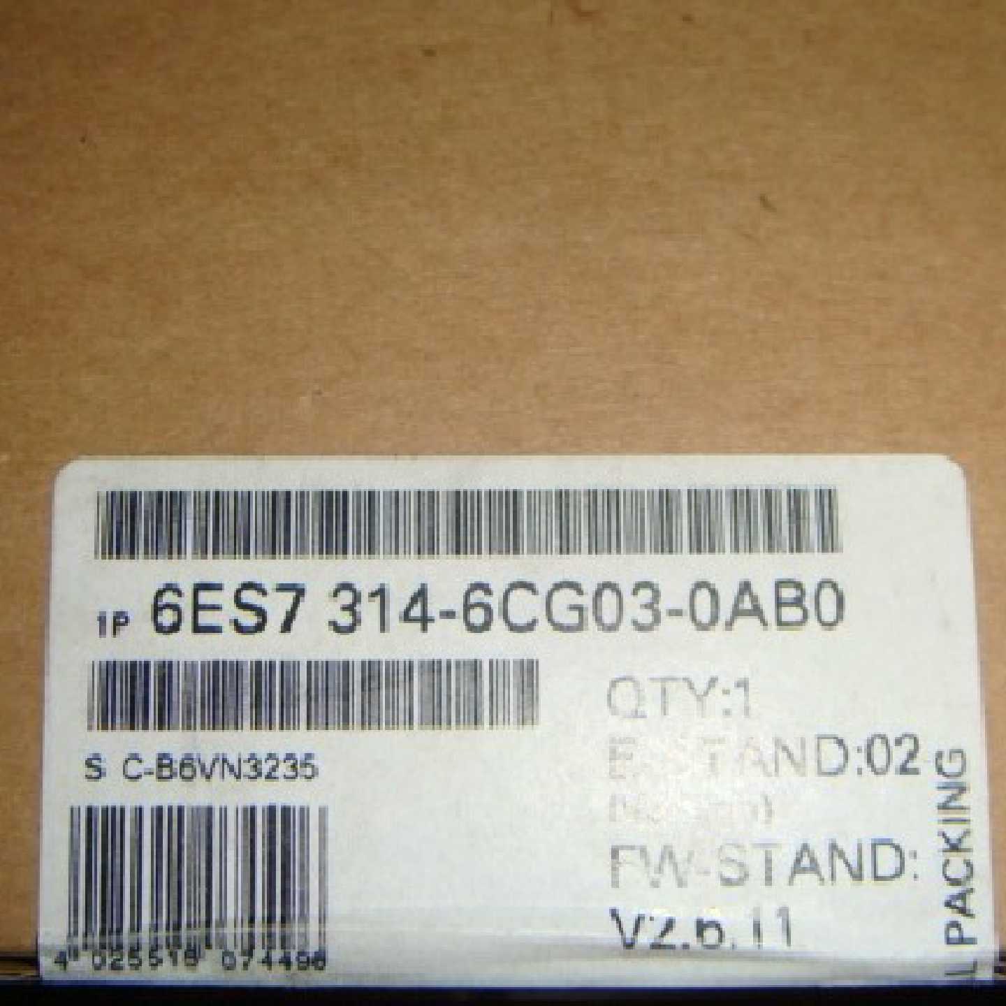议价6ES7314-6CG03-0AB0西门子300主机模块6ES73146CG030AB0全新