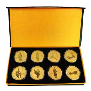 西安旅游纪念品秦始皇兵马俑纪念币中国风小礼物送老外 出国礼品