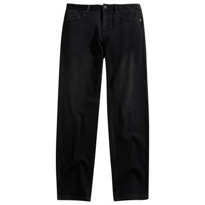 雪尼尔面料保暖复绒牛仔裤