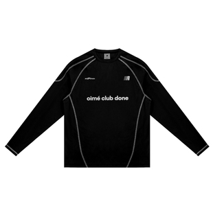 FDR官方店 R字字母拼接长袖速干衣男女户外先锋宽松情侣装运动t恤