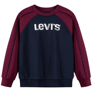 【加绒】Levis李维斯儿童运动套装童装卫衣2025冬季新款男童长袖