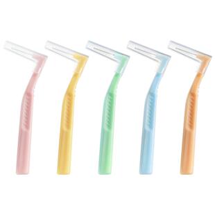 严迪牙缝刷牙间隙刷L型正畸牙刷专用牙线智齿软毛矫正牙齿齿间刷