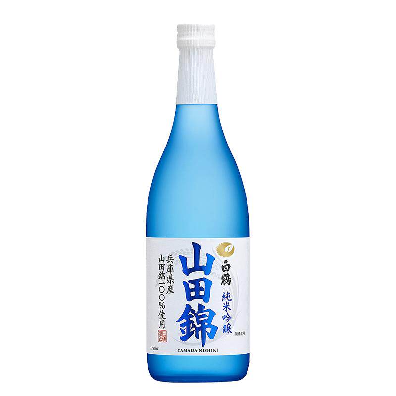 白鹤纯米吟酿蓝色山田锦清酒烧酒米酒720ml