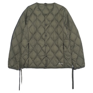 F/CE. 25FW 城市探索机能抽绳细节外套菱格绗缝无领内胆羽绒夹克