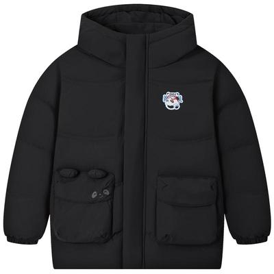 361°儿童连帽盖臀羽绒服